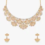 Scalloped Finesse Diamond Necklace Set - Image 2