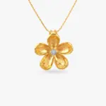 Bold Bloom Gold Pendant