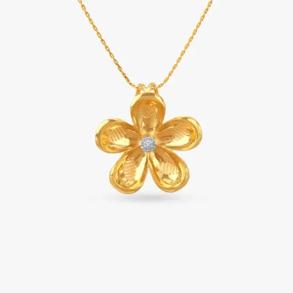Bold Bloom Gold Pendant