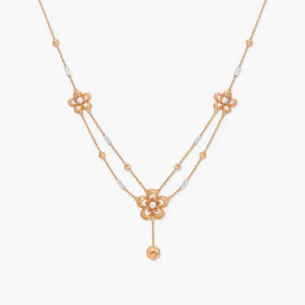 Honeybee Charm Diamond Necklace