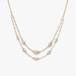 Layered Flight Diamond Necklace